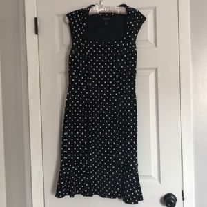 White House Black Market polka dot dres